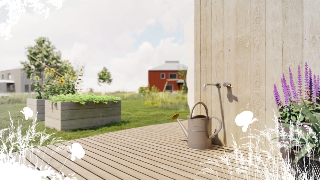 Brf Ängsmarker är vårt förslag som vann en markanvisningstävling i Hörby kommun i början av 2024! Ritad av Karin Petterssons Arkitektbyrå.